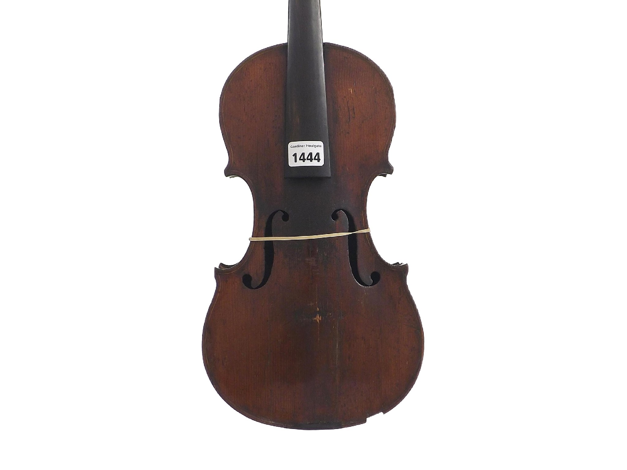 Appraisal: Interesting old English violin labelled Duke London with old restorations