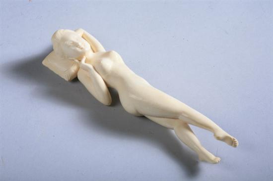 Appraisal: CHINESE IVORY FIGURE OF DOCTOR'S LADY - in high PROVENANCE