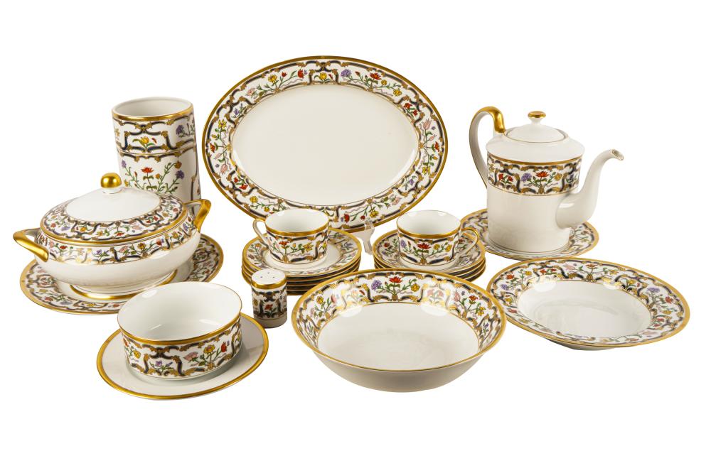 Appraisal: CHRISTIAN DIOR PORCELAIN DINNER SERVICERenaissance pattern with Christian Dior mark