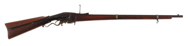 Appraisal: EVANS SECOND MODEL MILITARY RIFLE CAL Evans rnd bbl with