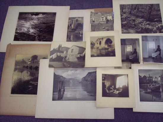 Appraisal: George F Harris a collection of photographs including bromides Old