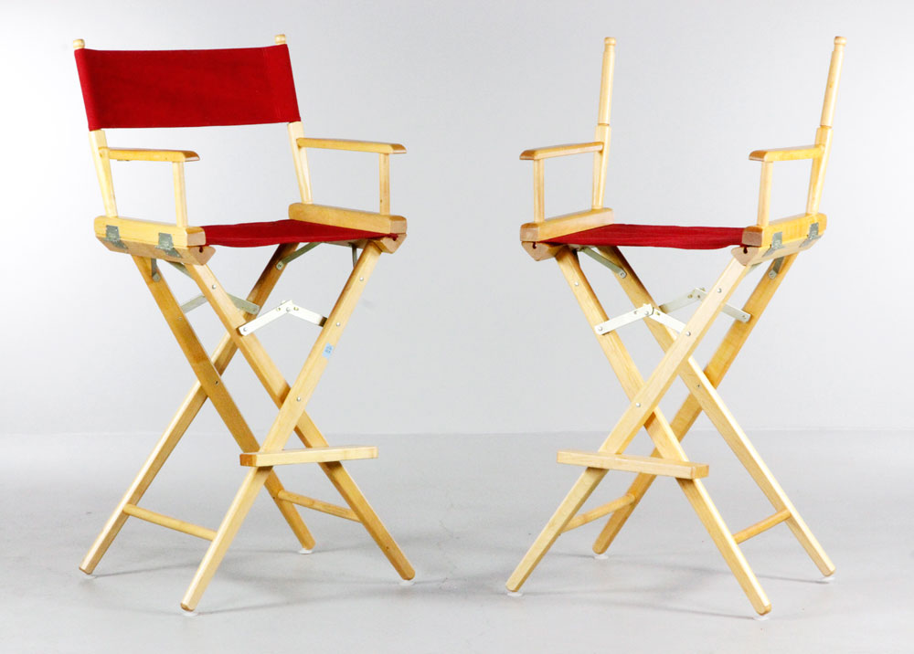 Appraisal: - Director's Chairs Lot of two director's chairs unlabeled h