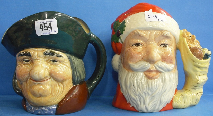 Appraisal: Royal Doulton large Character Jugs Santa Claus D sack toys