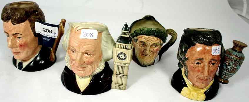 Appraisal: Royal Doulton Small Character Jugs Auld Mac D Michael Doulton