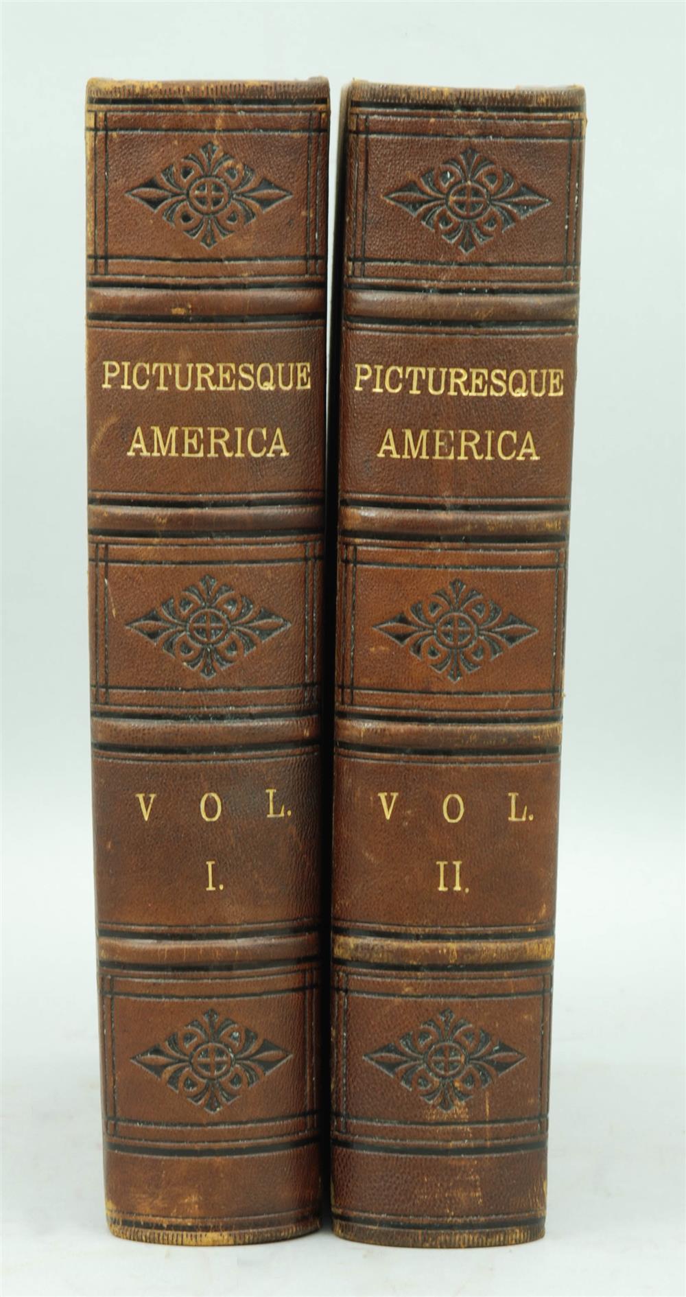 Appraisal: BINDINGS WILLIAM CULLEN BRYANT PICTURESQUE AMERICA OR THE LAND WE