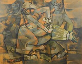 Appraisal: M Sivanesan oil M Sivanesan Indian - - Three Figures-