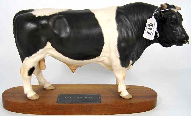 Appraisal: Beswick Conniseur Model of A Friesian Bull A