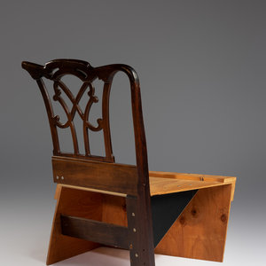 Appraisal: Martino Gamper Italian b Chair from Crate Collection recycled and