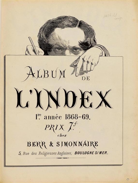 Appraisal: ALBUM DE L'INDEX Berr Simonnaire From n st August to