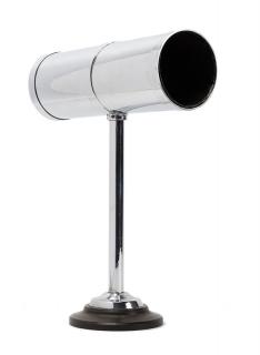 Appraisal: Phantom Tube Circa Attractive chromed tube on a small tabletop