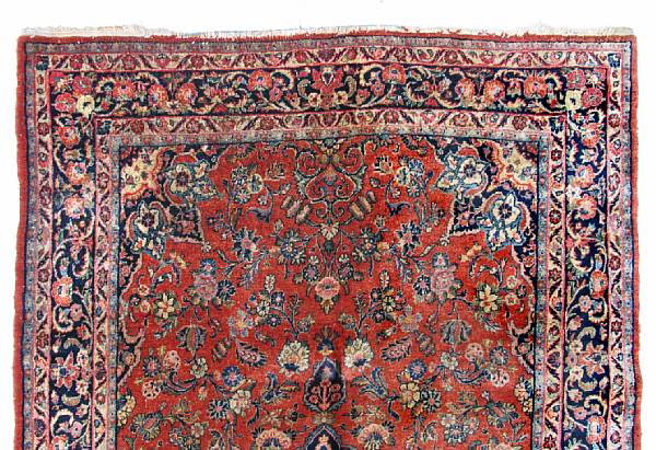 Appraisal: A Sarouk carpet size approximately ft in x ft in