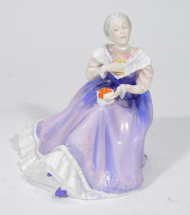 Appraisal: Hand painted Royal Doulton figurine 'Happy Anniversary' HN factory mark