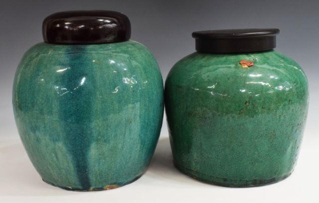 Appraisal: lot of Chinese porcelain covered jars similarly styled in an