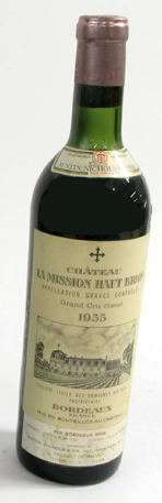 Appraisal: ONE BOTTLE CHATEAU LA MISSION HAUT BRION