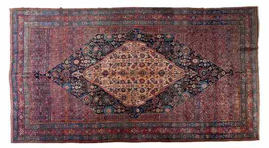 Appraisal: A Bidjar Wool Carpet North Persia first quarter th century