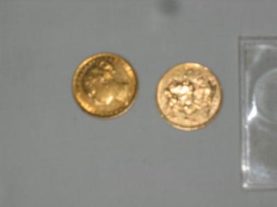 Appraisal: TWO VICTORIAN GOLD SOVEREIGNS and