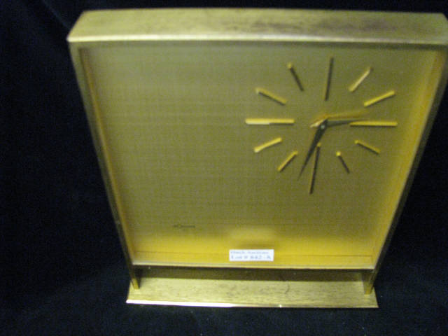 Appraisal: LeCoultre Art Moderne Clock day wide tall working