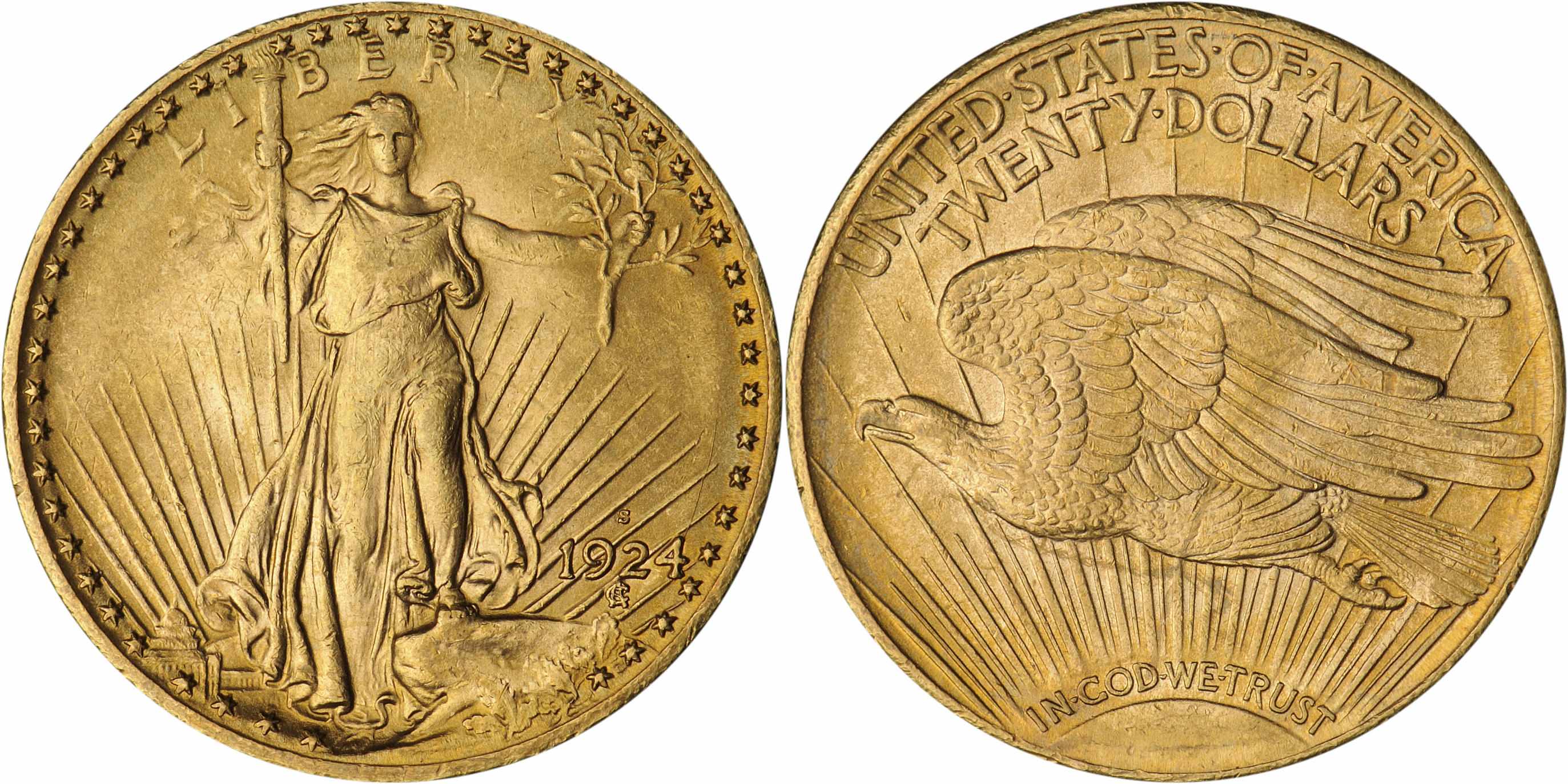 Appraisal: -S Once considered a great rarity among Saint-Gaudens double eagles