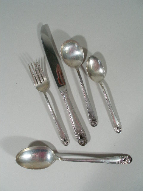 Appraisal: Silver Flatware Spring Glory by International pieces including teaspoons salad