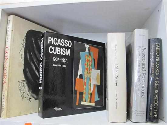 Appraisal: FIVE BOOKS RELATING TO PICASSO INCL CUBISM GONGORA ETC