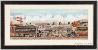 Appraisal: American School th Century Portrait of a New York Central