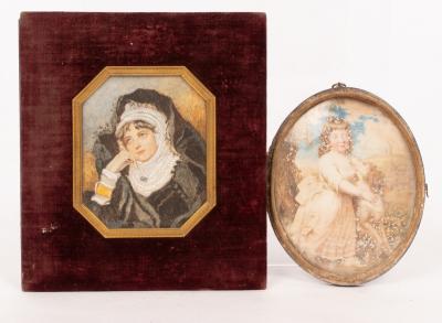 Appraisal: Susan Lady Hawkesbury after A E Chalon Portrait Miniature of