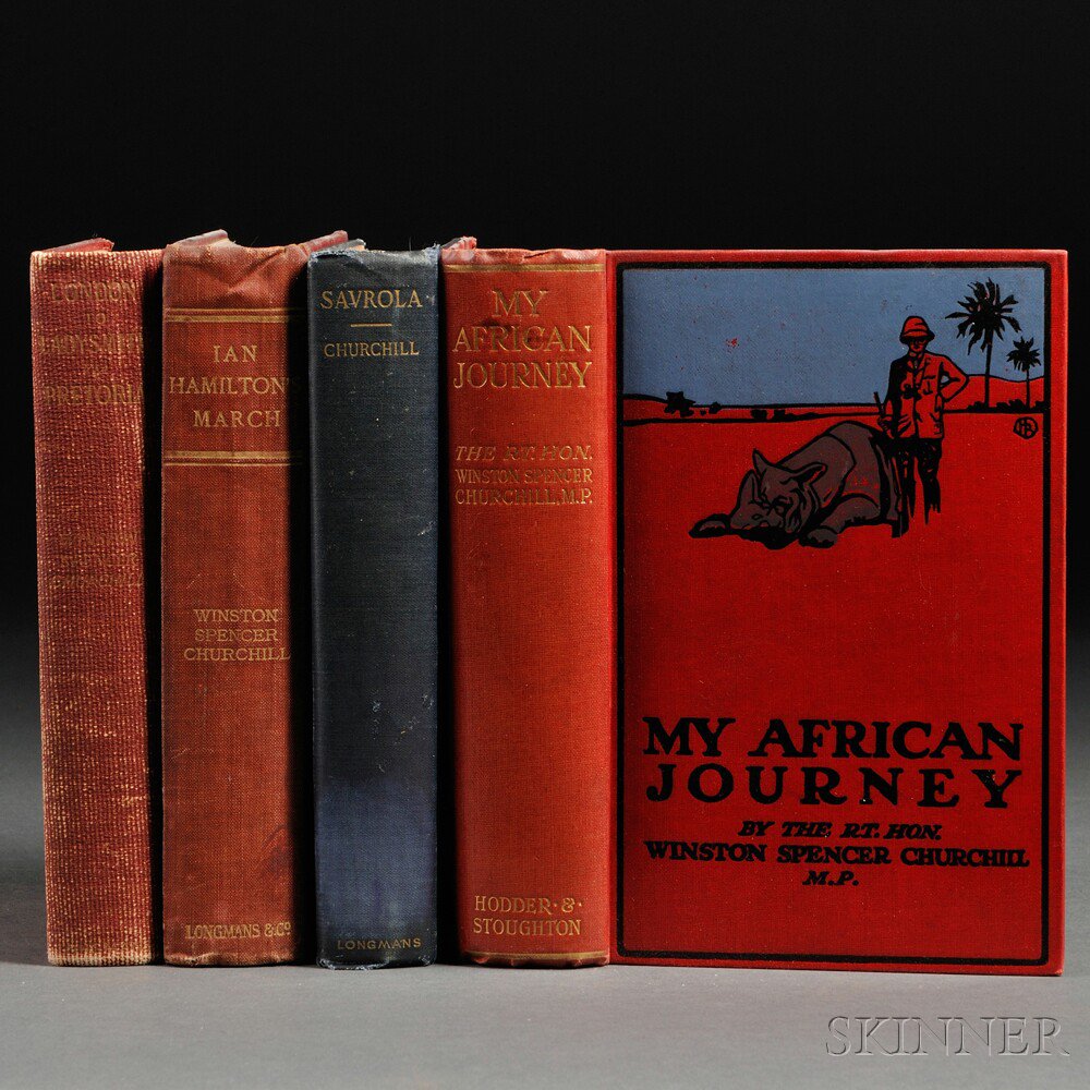 Appraisal: Churchill Sir Winston - Five Volumes My African Journey London