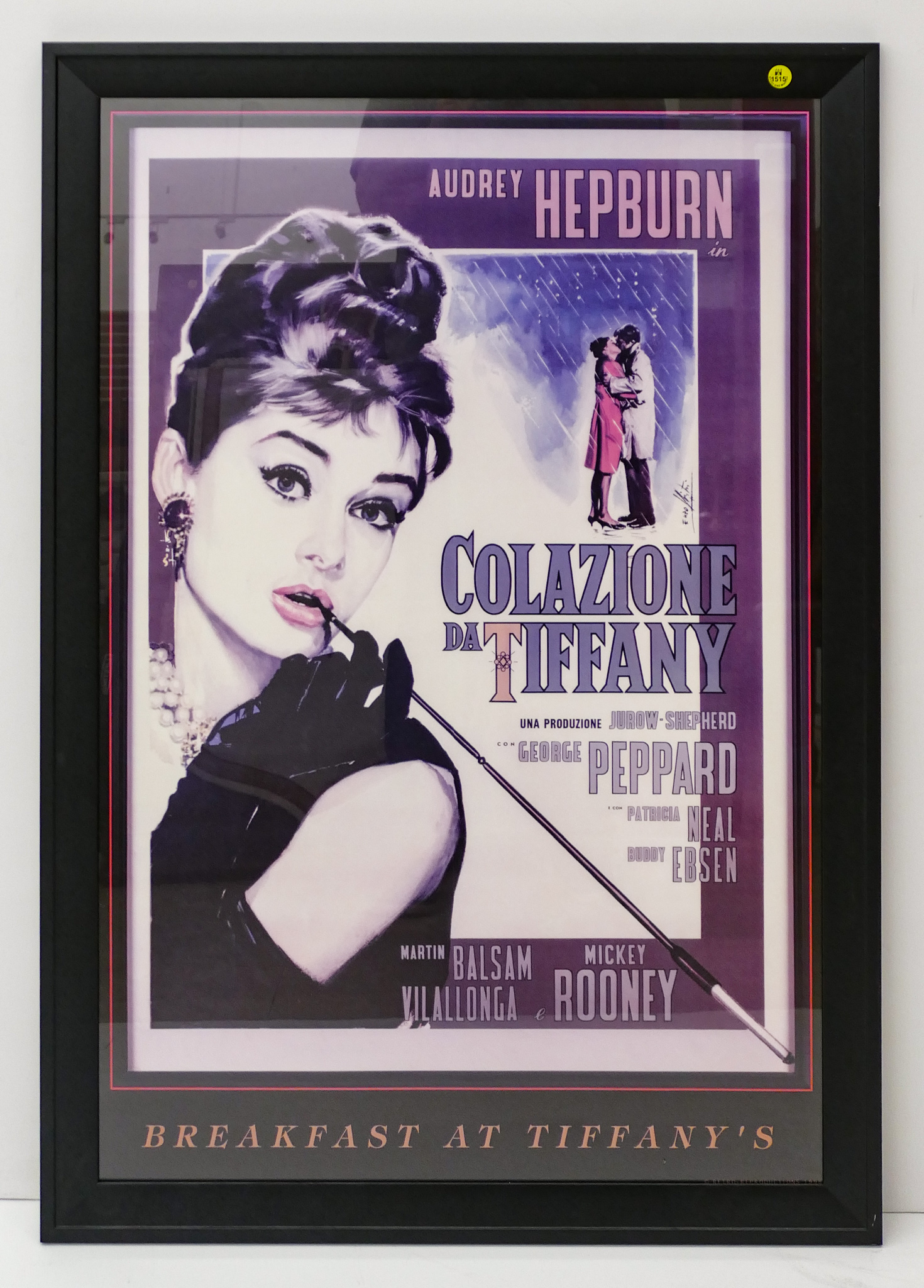 Appraisal: Breakfast At Tiffany's Framed Poster ''x ''