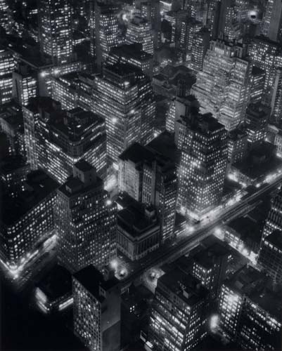 Appraisal: ABBOTT BERENICE - New York at Night Silver print x