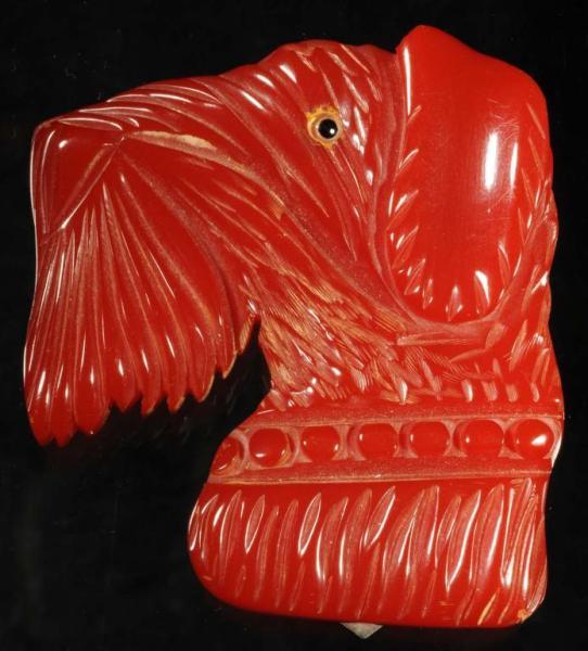 Appraisal: Bakelite Dog Clip-On Pin Description No damage Condition Excellent Size