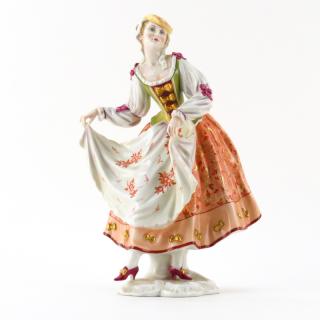 Appraisal: Rosenthal Porcelain Figurine Costumed Lady Signed Rosenthal Porcelain Figurine Costumed