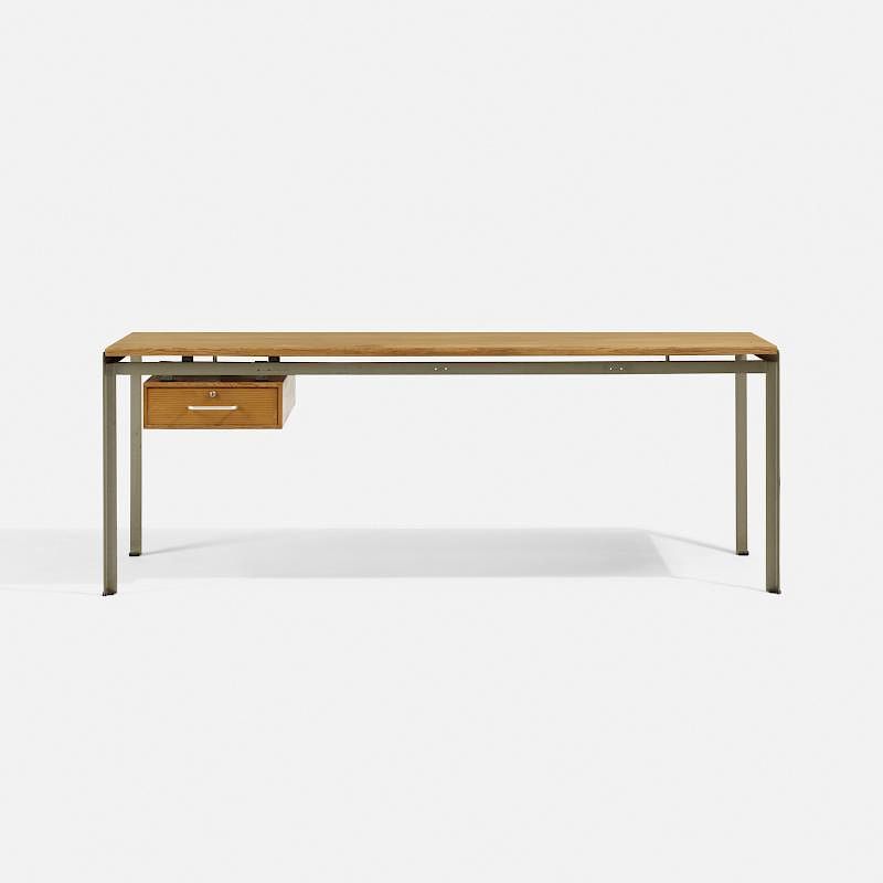 Appraisal: Poul Kjaerholm Academy desk for the School of Architecture at