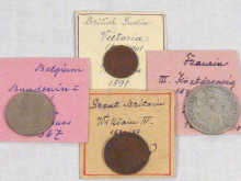 Appraisal: A large quantity of European coins mostly labelled and identified