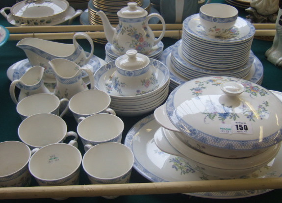 Appraisal: A Royal Doulton dinner and tea service in the Coniston