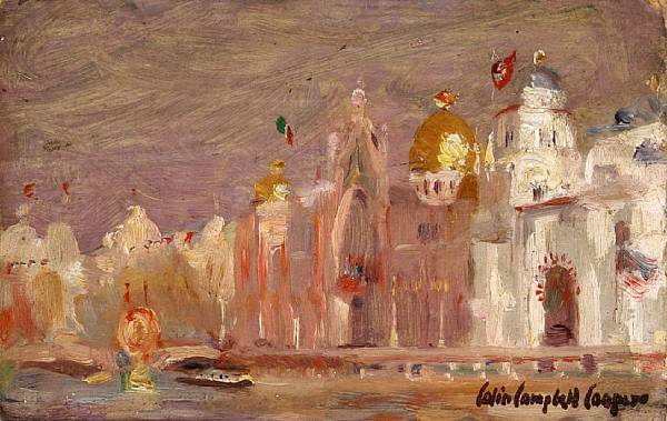 Appraisal: Colin Campbell Cooper - The Paris Exposition estate-stamped signature 'Colin