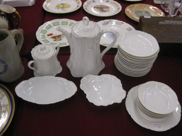 Appraisal: pcs Haviland Limoges China includes coffeepot plates dishes more