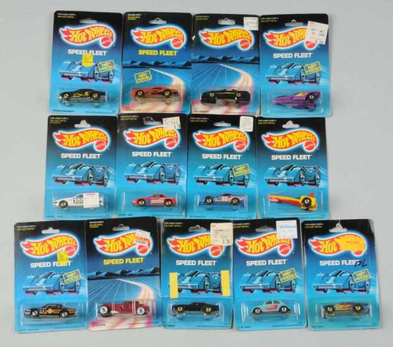 Appraisal: Lot of Mattel Hot Wheels Speed Fleet Vehicles Description Includes