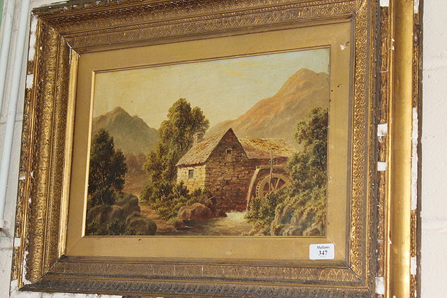 Appraisal: A TH CENTURY OIL ON BOARD of a mill with