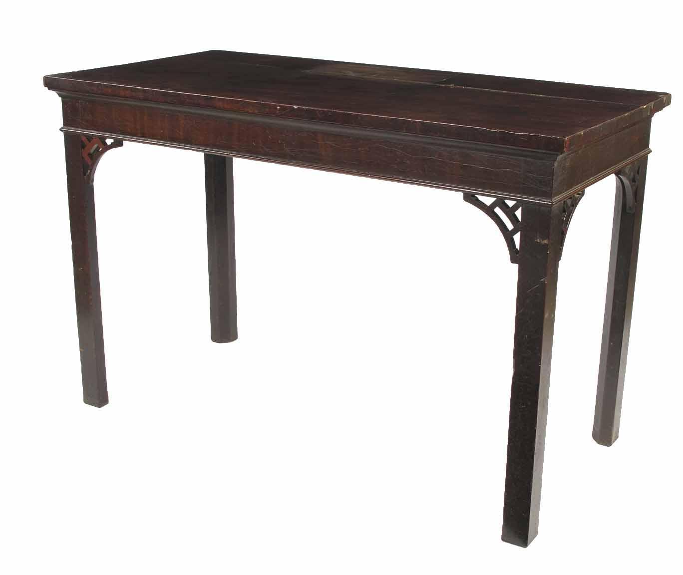 Appraisal: A George III mahogany serving table