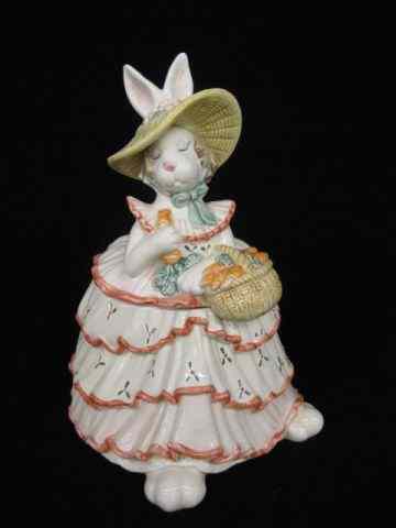 Appraisal: Fitz Floyd Figural Rabbit Cookie Jar