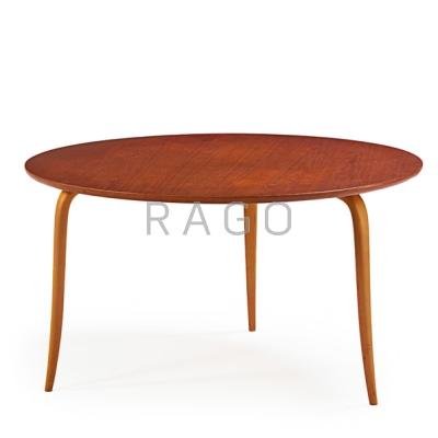 Appraisal: BRUNO MATHSSON KARL MATHSSON Occasional table Sweden s Teak and