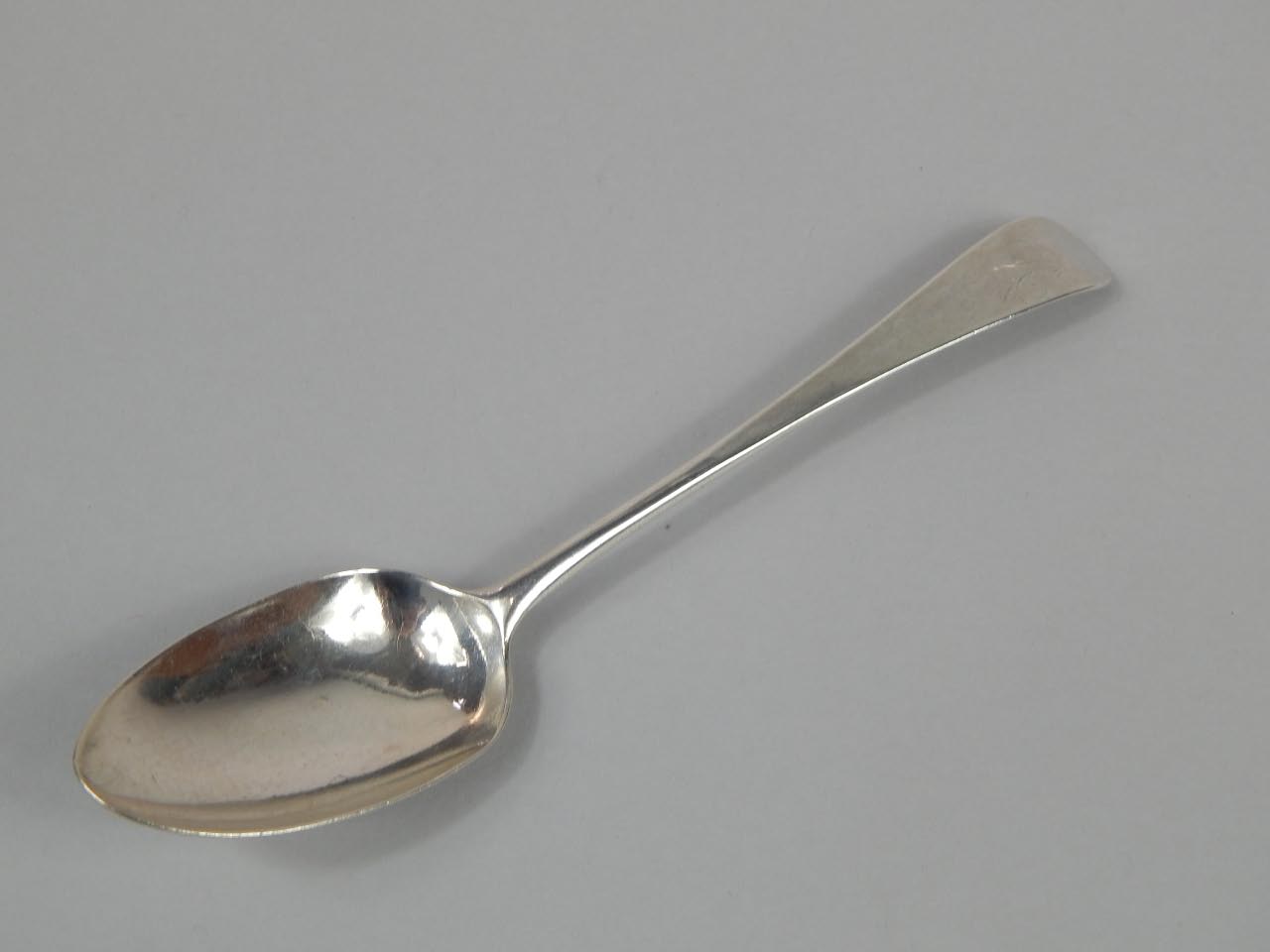 Appraisal: A George III silver tablespoon by Peter and Ann Bateman