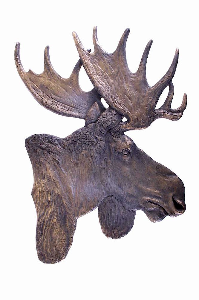 Appraisal: Rick Rowley Original Moose Bronze Sculpture For your consideration is