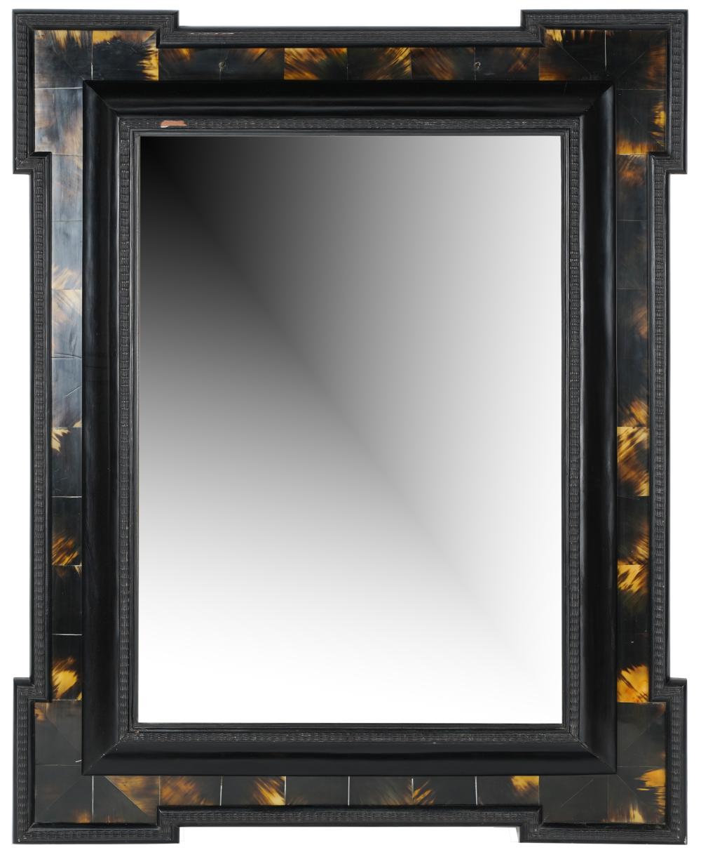 Appraisal: FLEMISH BAROQUE-STYLE WALL MIRRORwith beveled mirror plate Condition a inch-long