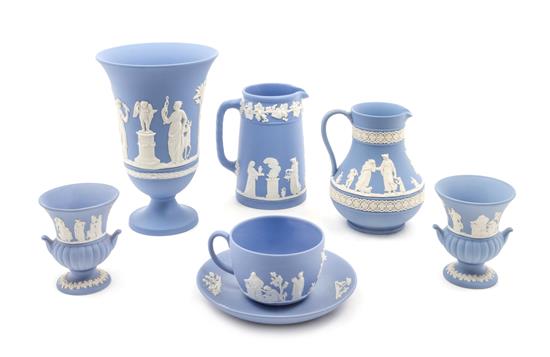 Appraisal: Sale Lot A Collection of Wedgwood Jasperware Articles comprising a