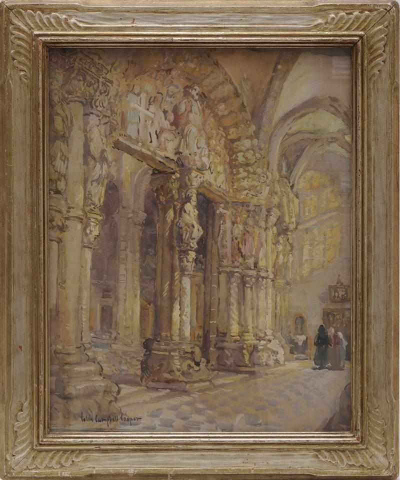 Appraisal: COLIN CAMPBELL COOPER - THE GLORIA PORCH SANTIAGO DE COMPOSTELA