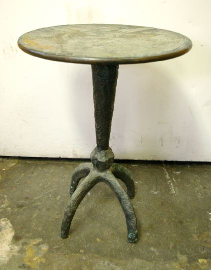 Appraisal: Important Corbin Bronze Ltd Contemporary Bronze Circular Colina Column Side