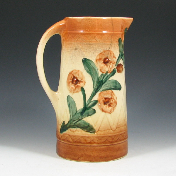 Appraisal: Roseville Early Utility Floral Pitcher Roseville early utility floral pitcher