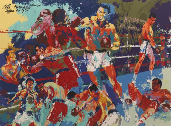 Appraisal: LEROY NEIMAN AMERICAN - x Homage to Ali Limited edition