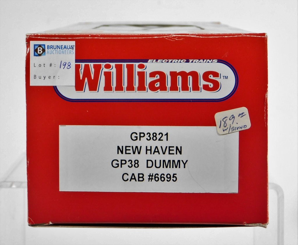 Appraisal: WILLIAMS NEW HAVEN GP DUMMY CAB O GAUGE TRAIN United